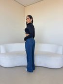 CALÇA JEANS WIDE LEG CARGO MELISSA