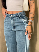 Calça Jeans Wide Leg Listra
