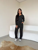 Conjunto Modal com Blusa manga Longa e Calça Aurora